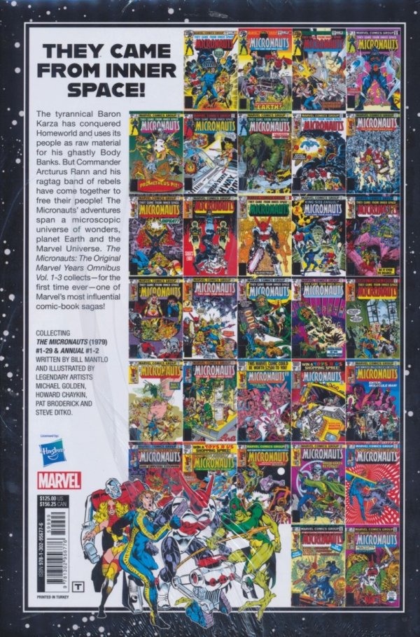 MICRONAUTS THE ORIGINAL MARVEL YEARS OMNIBUS VOL 01 HC [VARIANT] [9781302956776]