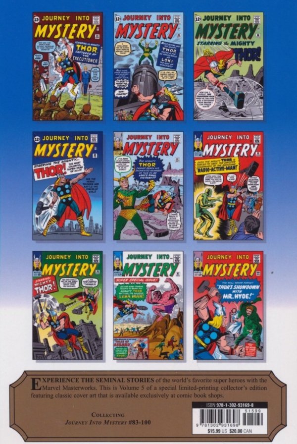 MIGHTY MARVEL MASTERWORKS THE MIGHTY THOR THE VENGEANCE OF LOKI TP [VARIANT] [9781302931698] **OFERTA SPECJALNA**
