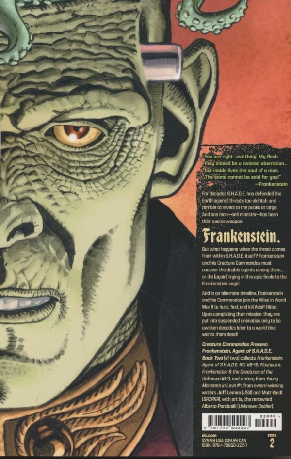 CREATURE COMMANDOS PRESENT FRANKENSTEIN AGENT OF SHADE VOL 02 TP [9781799502227] **OFERTA SPECJALNA**