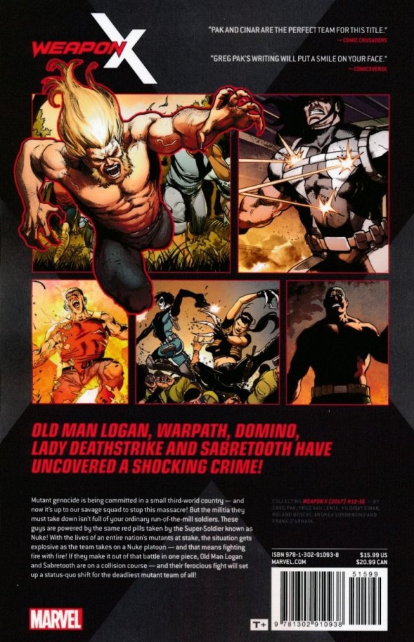 WEAPON X VOL 03 MODERN WARFARE TP [9781302910938] **promocja TOMY**