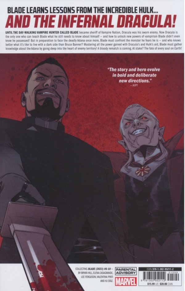 BLADE VOL 02 EVIL AGAINST EVIL TP [9781302952112] **OFERTA SPECJALNA**