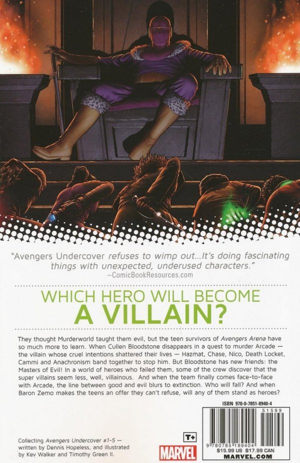 AVENGERS UNDERCOVER VOL 01 DESCENT TP [9780785189404]