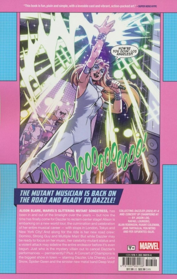 DAZZLER WORLD TOUR TP [9781302960186]