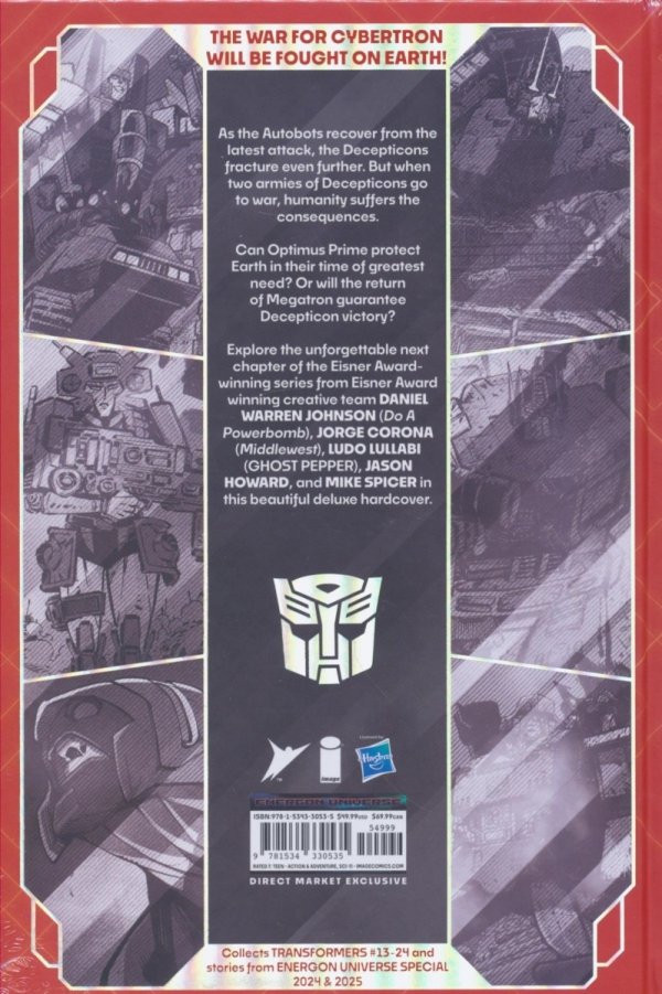 TRANSFORMERS DELUXE EDITION VOL 02 HC [VARIANT] [9781534330535]