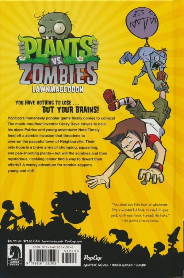 PLANTS VS ZOMBIES LAWNMAGEDDON HC [9781616551926]