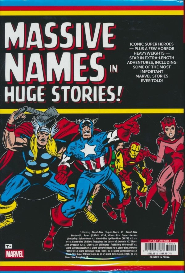 GIANT-SIZE MARVEL OMNIBUS HC [STANDARD] [9781302963880]
