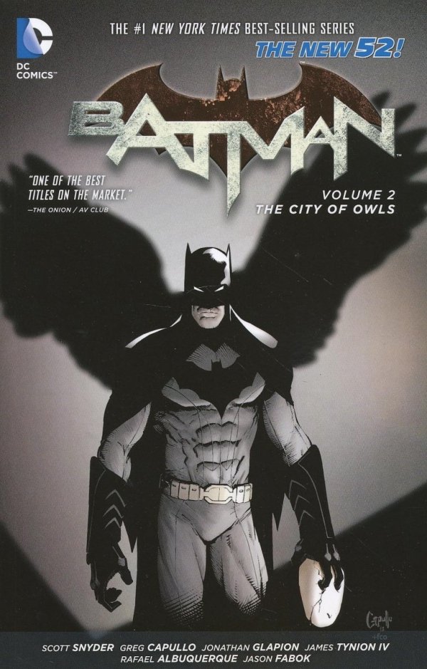 BATMAN VOL 02 THE CITY OF OWLS TP [9781401237783] **OFERTA SPECJALNA**