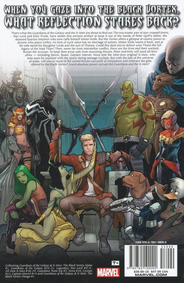 GUARDIANS OF THE GALAXY AND X-MEN THE BLACK VORTEX TP [9780785199090] **PROMOCJA TOMY**