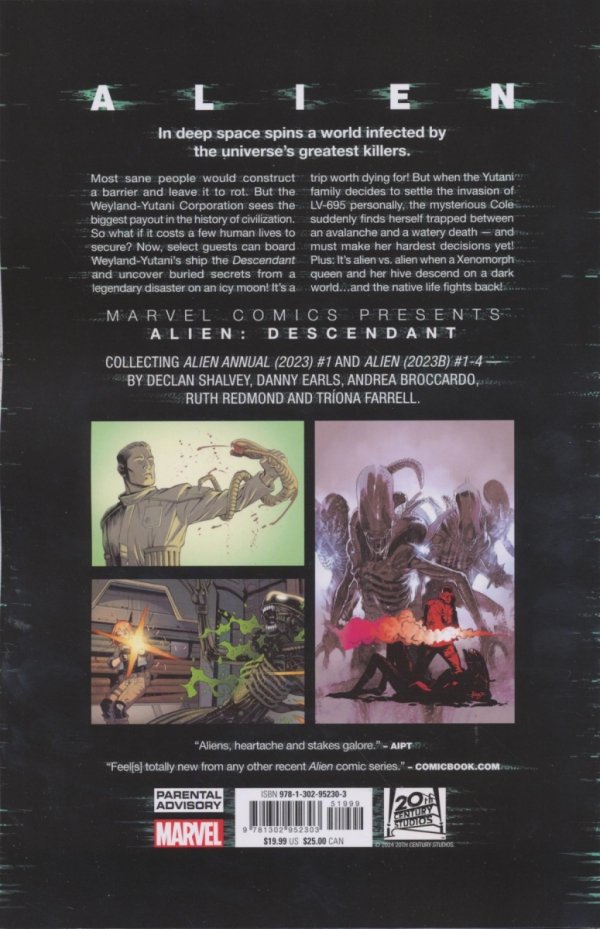 ALIEN VOL 02 DESCENDANT TP [9781302952303] **OFERTA SPECJALNA**