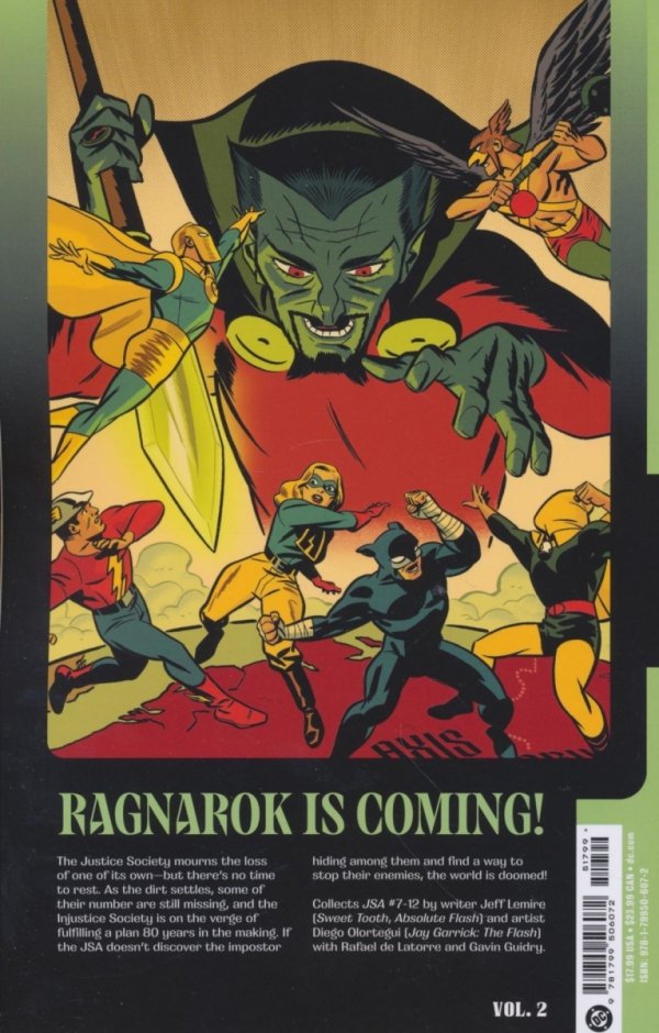 JSA VOL 02 RAGNAROK TP [9781799506072]