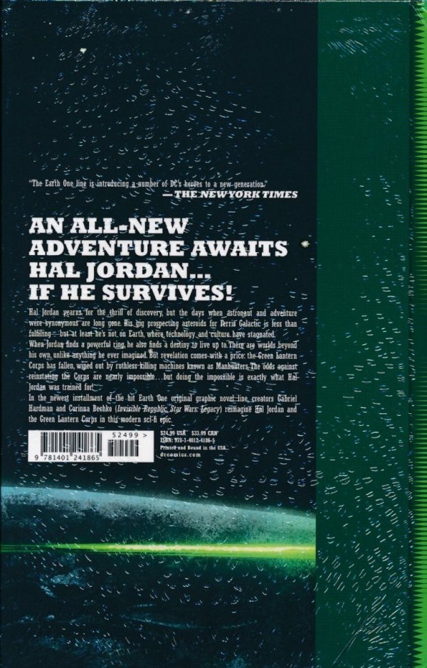 GREEN LANTERN EARTH ONE VOL 01 HC [9781401241865]