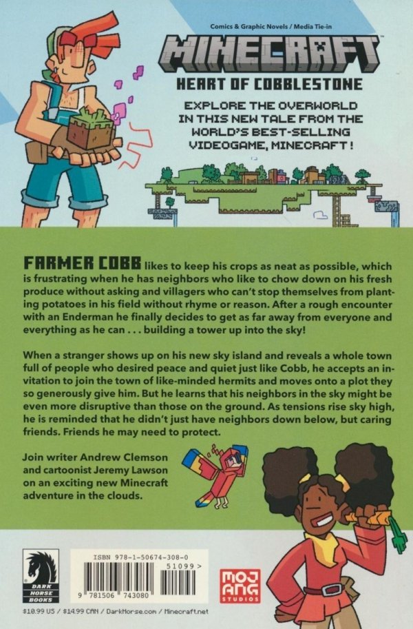 MINECRAFT HEART OF COBBLESTONE VOL 01 TP [9781506743080]