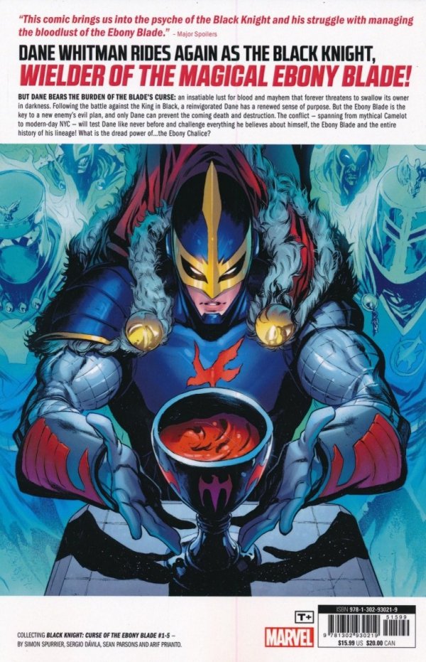 BLACK KNIGHT CURSE OF THE EBONY BLADE TP [9781302930219] **OFERTA SPECJALNA**