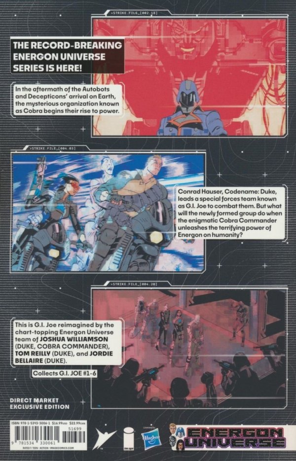 GI JOE VOL 01 THE COBRA STRIKES TP [VARIANT] [9781534330061]