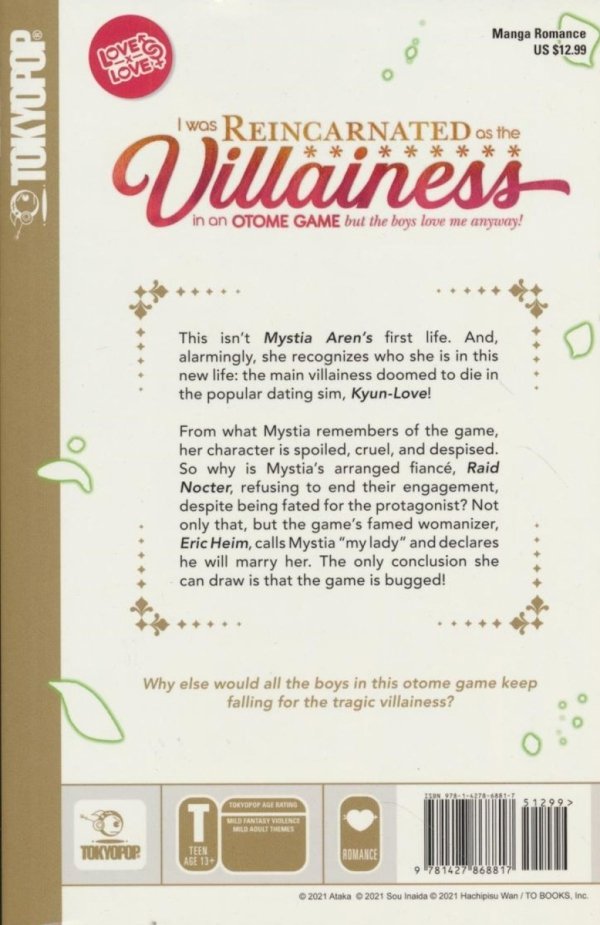 I WAS REINCARNATED AS THE VILLAINESS IN AN OTOME GAME BUT THE BOYS LOVE ME ANYWAY VOL 02 TP [9781427868817]