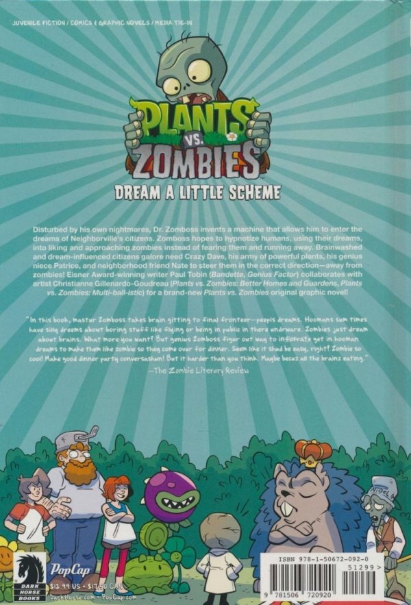 PLANTS VS ZOMBIES DREAM A LITTLE SCHEME HC [9781506720920]