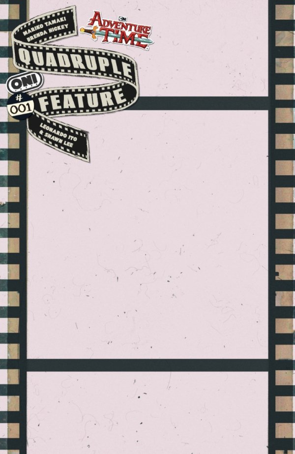 ADVENTURE TIME QUADRUPLE FEATURE #1 CVR C CELLULOID BLANK SKETCH VAR [64985600928900131]