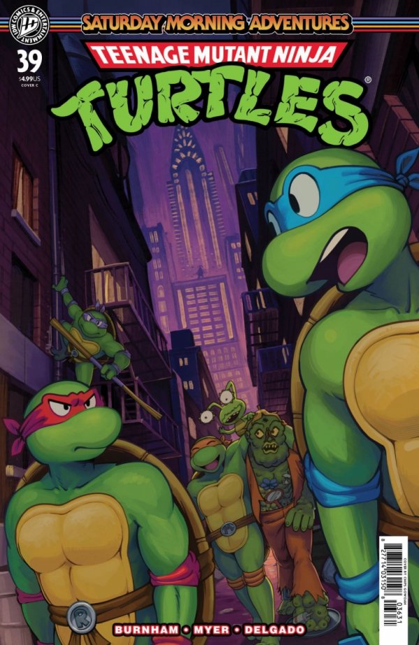 TEENAGE MUTANT NINJA TURTLES SATURDAY MORNING ADVENTURES #39 VARIANT C GOWOAH [82771403150803931]