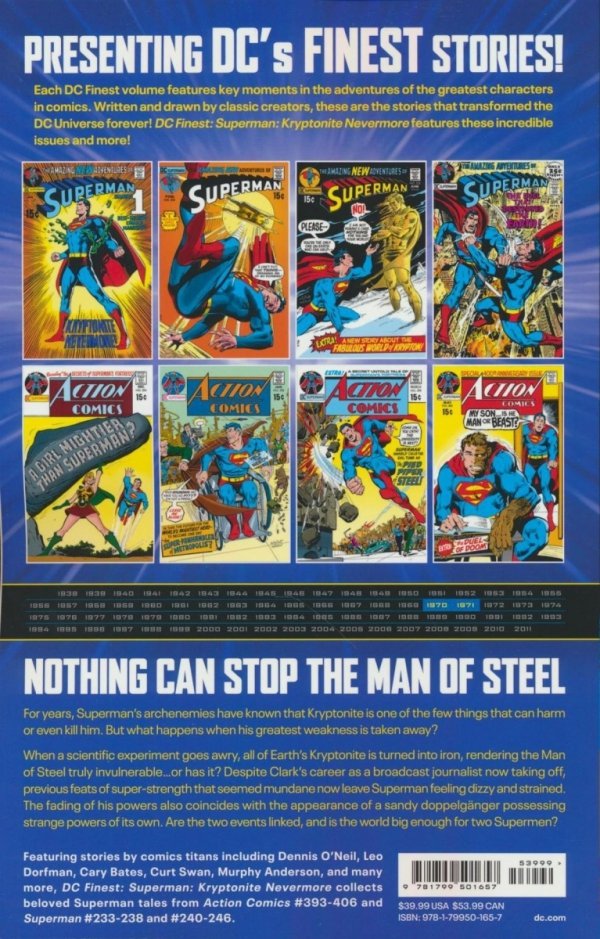 DC FINEST SUPERMAN KRYPTONITE NEVERMORE TP [9781799501657]