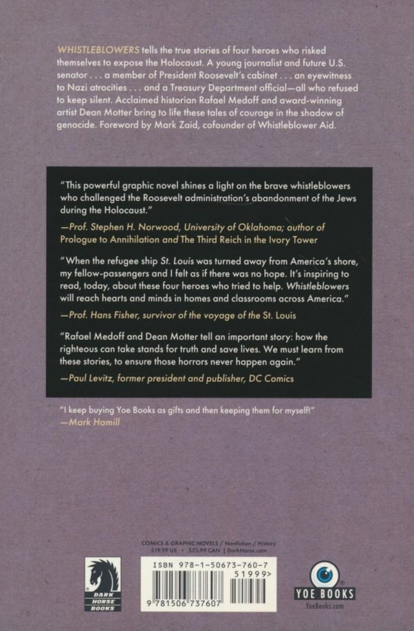 WHISTLEBLOWERS FOUR WHO FOUGHT TO EXPOSE HOLOCAUST TP [9781506737607]