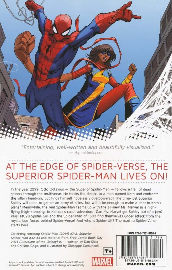 AMAZING SPIDER-MAN VOL 02 SPIDER-VERSE PRELUDE TP [9780785187981] **promocja TOMY**