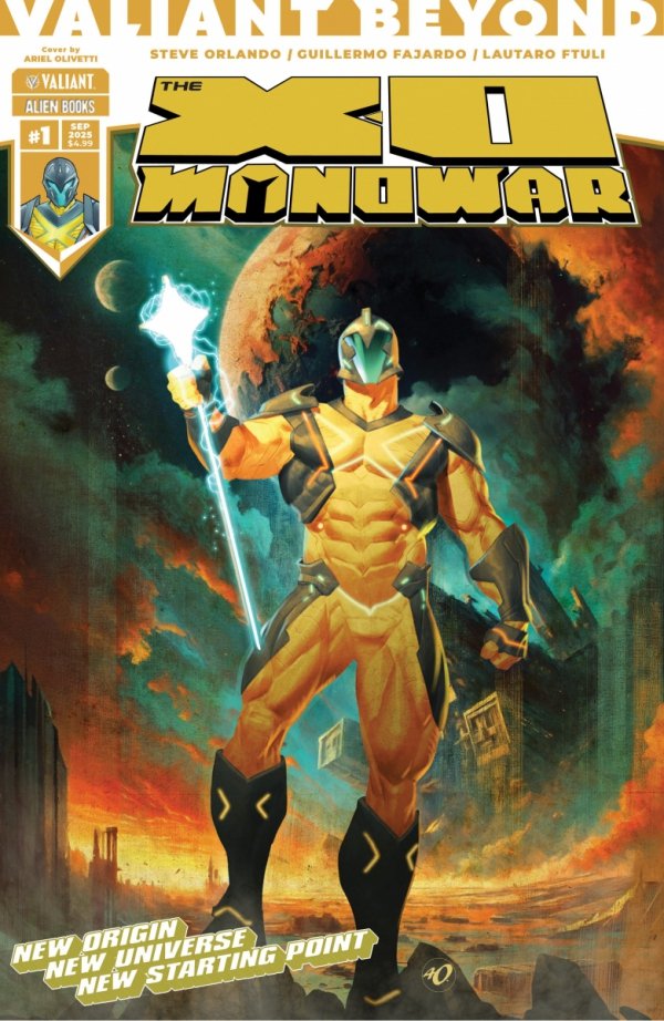 VALIANT BEYOND THE X-O MANOWAR #1 COVER A OLIVETTI [73238818144500111]