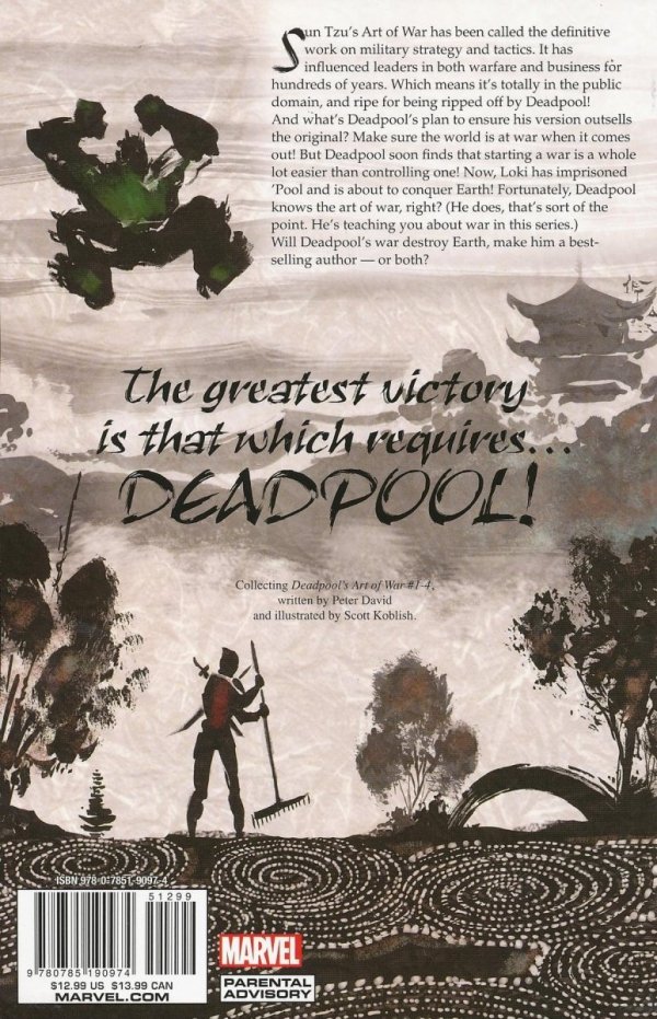 DEADPOOLS ART OF WAR TP [9780785190974]
