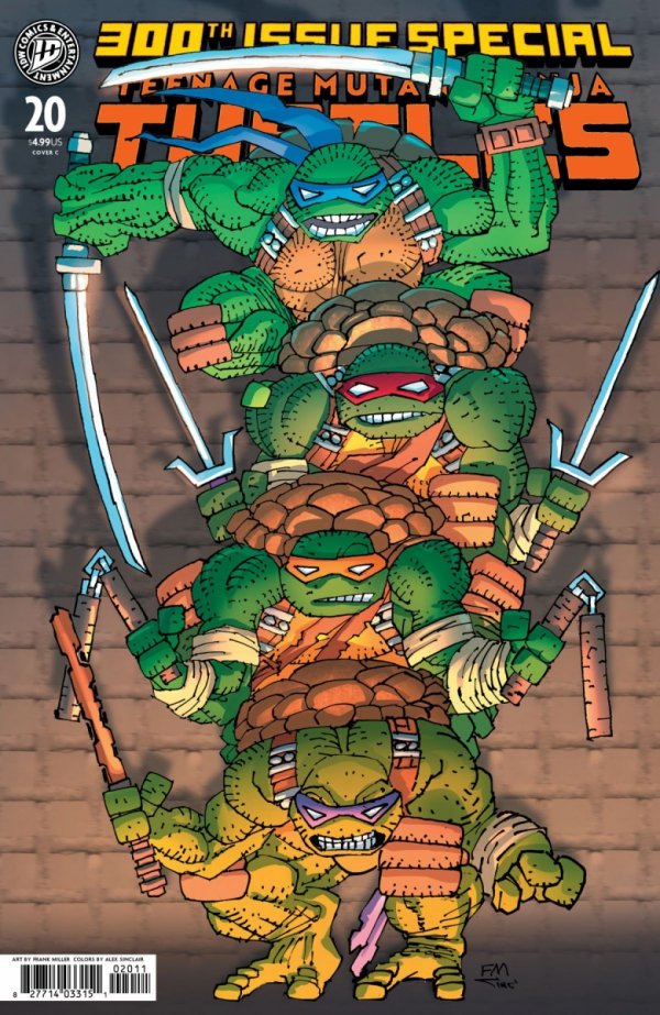 TEENAGE MUTANT NINJA TURTLES #20 300TH ISSUE SPECIAL VARIANT C MILLER [82771403315102031]