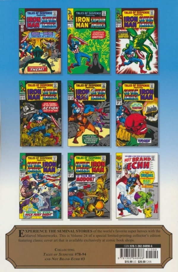 MIGHTY MARVEL MASTERWORKS CAPTAIN AMERICA THE RED SKULL LIVES TP [VARIANT] [9781302948986] **OFERTA SPECJALNA**