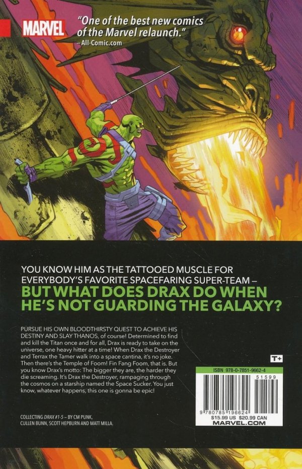 DRAX VOL 01 THE GALAXYS BEST DETECTIVE TP [9780785196624] **promocja TOMY**