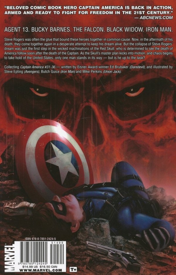 CAPTAIN AMERICA THE DEATH OF CAPTAIN AMERICA VOL 02 TP [9780785124245]