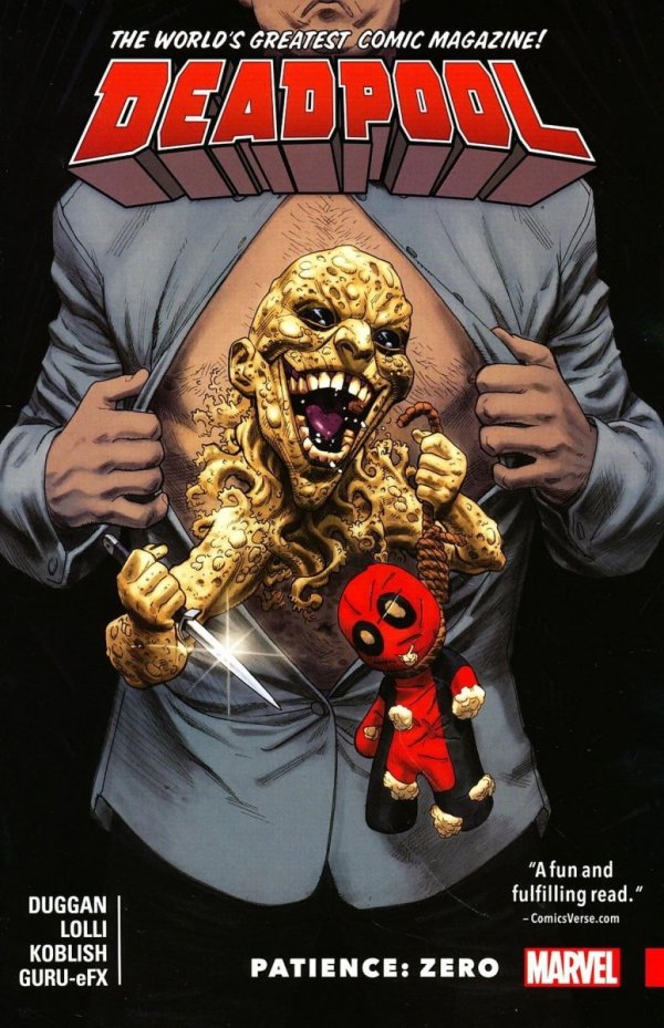 DEADPOOL WORLDS GREATEST VOL 06 PATIENCE ZERO TP [9781302902438] **OFERTA SPECJALNA**