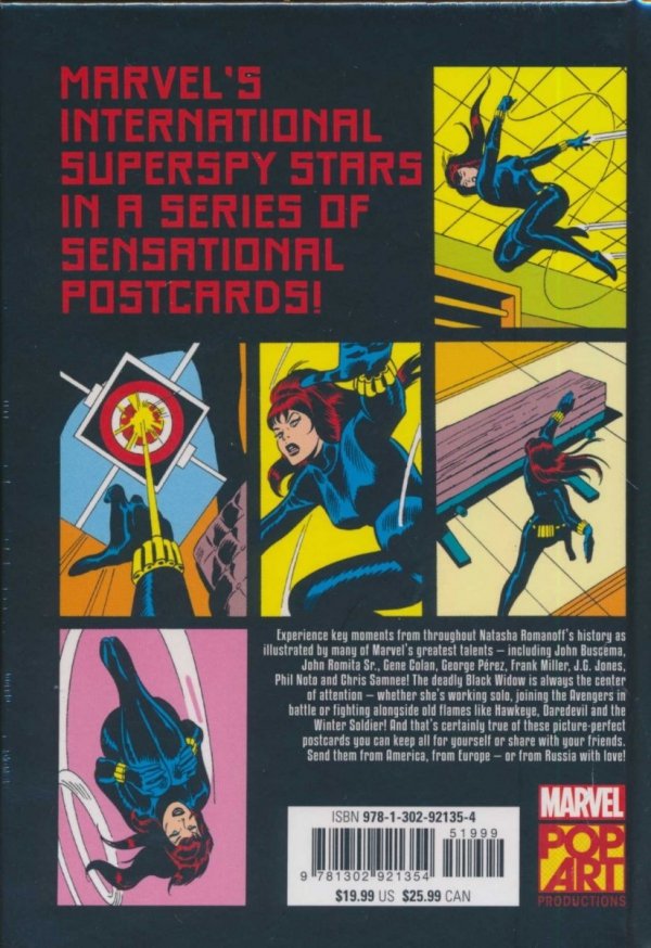 BLACK WIDOW POSTCARD BOOK HC [9781302921354] **OFERTA SPECJALNA**