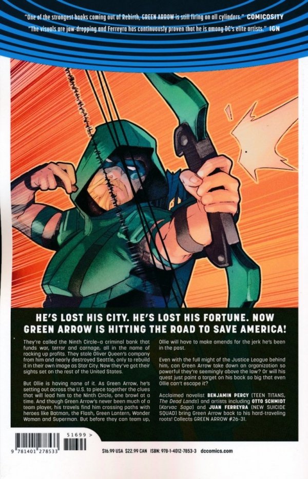 GREEN ARROW VOL 05 HARD-TRAVELING HERO TP [9781401278533]