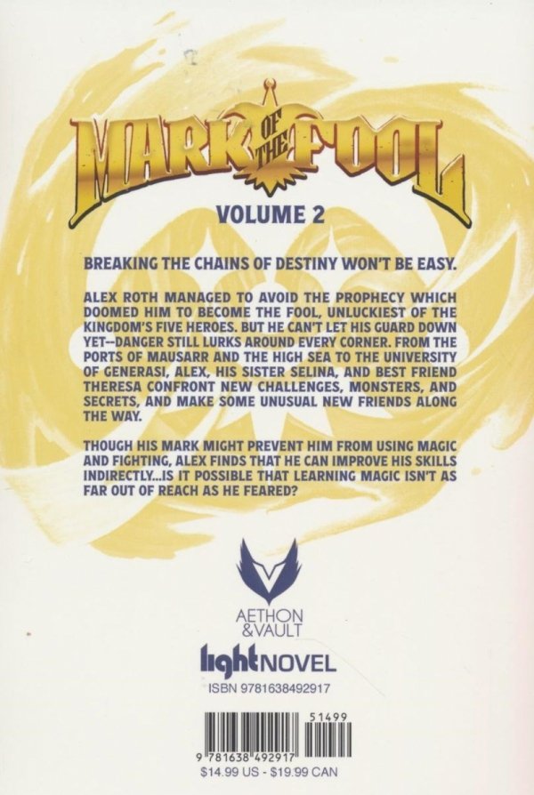 MARK OF THE FOOL LIGHT NOVEL VOL 02 [9781638492917]