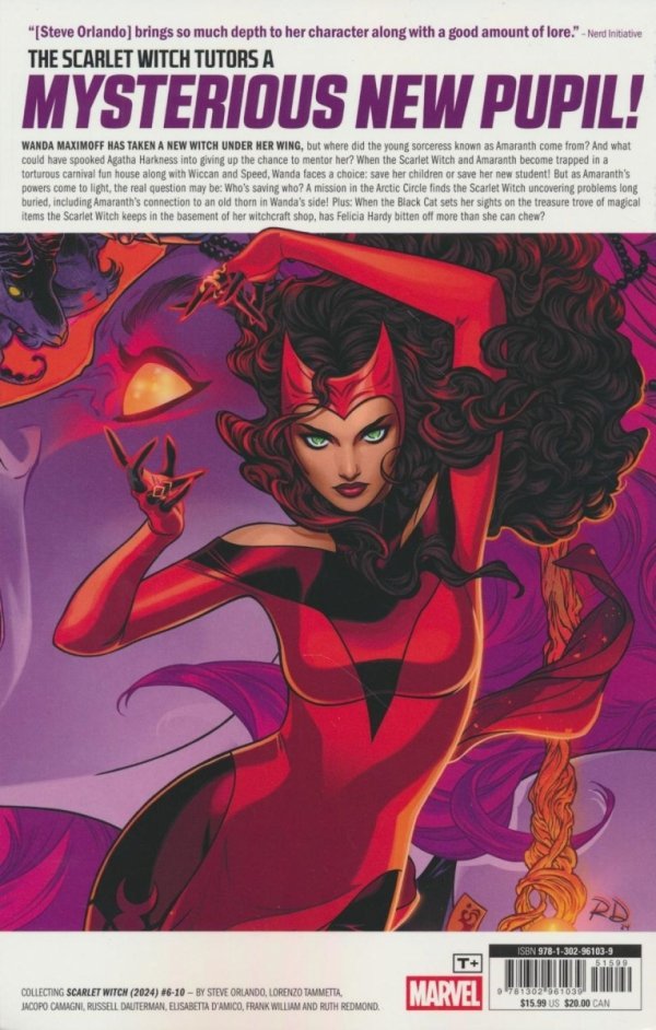 SCARLET WITCH VOL 05 AMARANTH RISING TP [9781302961039]
