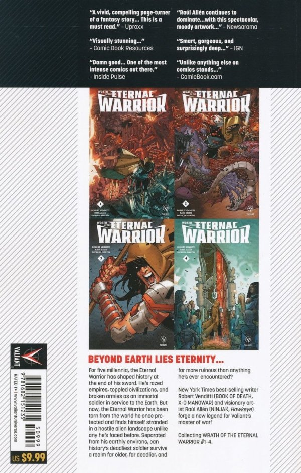 WRATH OF THE ETERNAL WARRIOR VOL 01 RISEN TP [9781682151235] **promocja TOMY**