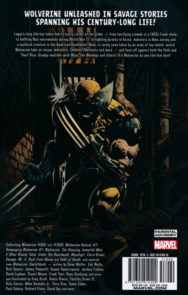 WOLVERINE THE AMAZING IMMORTAL MAN AND OTHER BLOODY TALES TP [9781302912499]