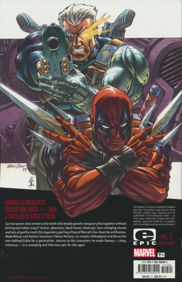 DEADPOOL AND CABLE MODERN ERA EPIC COLLECTION BALLISTIC BROMANCE TP [9781302960902] **promocja STOCK SALE**