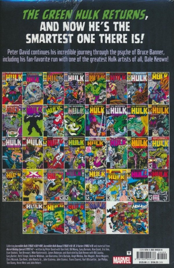 INCREDIBLE HULK BY PETER DAVID OMNIBUS VOL 02 HC [STANDARD] [9781302945336] **promocja TOMY**