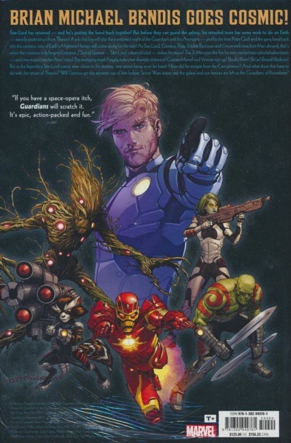 GUARDIANS OF THE GALAXY BY BRIAN MICHAEL BENDIS OMNIBUS HC [VARIANT] [9781302949761] **OFERTA EKSPOZYCYJNA**