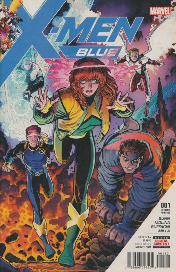 X-MEN BLUE #01 2ND PTG [75960608650400112]