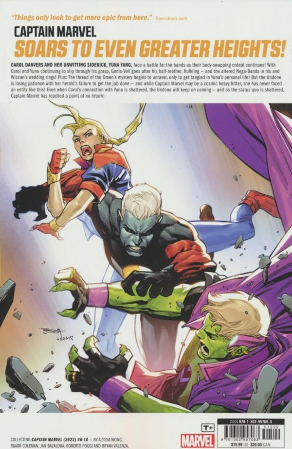 CAPTAIN MARVEL VOL 02 THE UNDONE TP [9781302957063]
