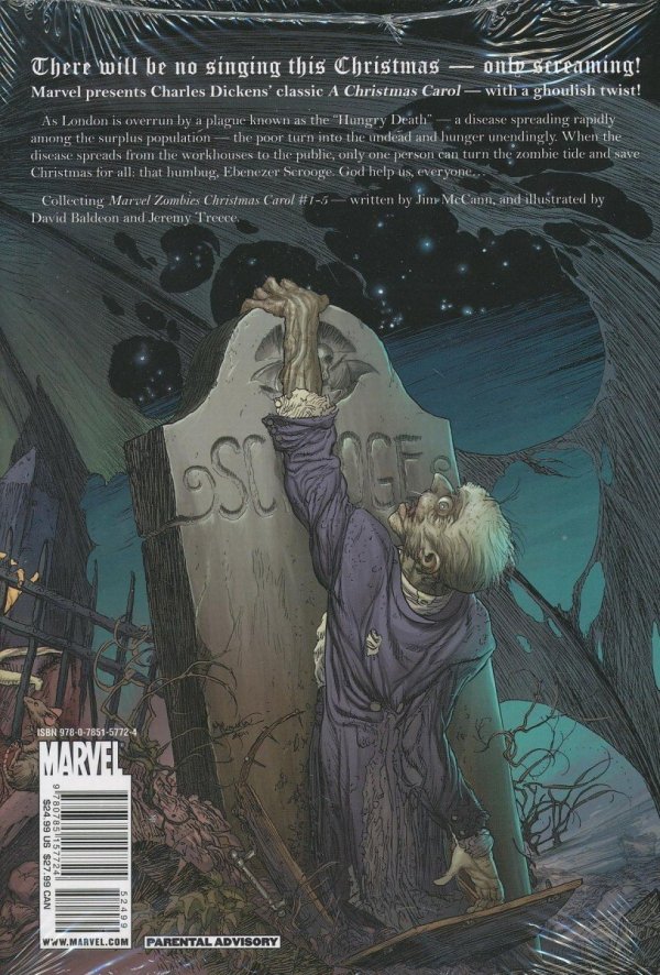 ZOMBIES CHRISTMAS CAROL HC [9780785157724]