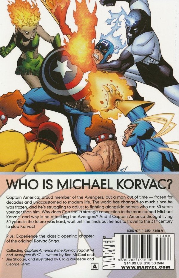 CAPTAIN AMERICA AND THE KORVAC SAGA TP [9780785151609]