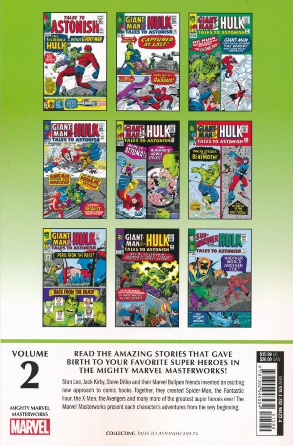 MIGHTY MARVEL MASTERWORKS THE INCREDIBLE HULK THE LAIR OF THE LEADER TP [STANDARD] [9781302946234] **OFERTA SPECJALNA**