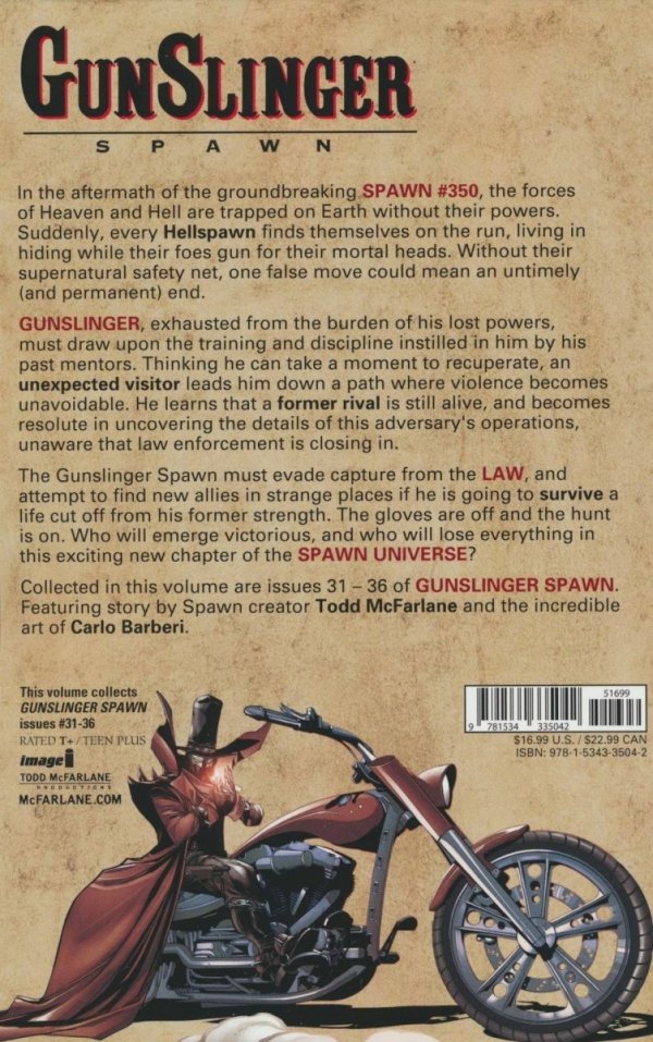 GUNSLINGER SPAWN VOL 06 TP [9781534335042]