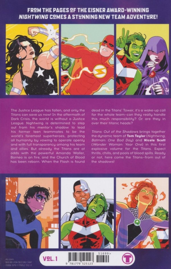 TITANS VOL 01 OUT OF THE SHADOWS TP [9781779525123]