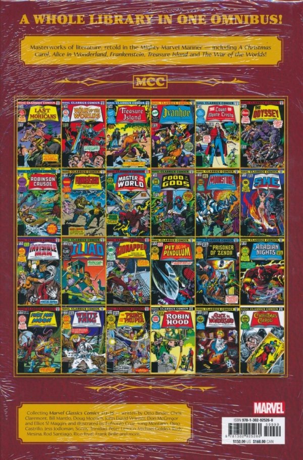 MARVEL CLASSICS COMICS OMNIBUS HC [STANDARD] [9781302925260] **promocja TOMY**