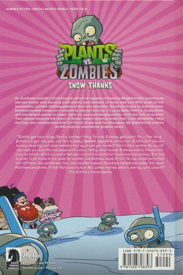PLANTS VS ZOMBIES SNOW THANKS HC [9781506708393]